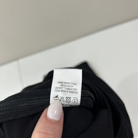 Majorelle Jumpsuit Womens Medium Black One Shoulder Ponte Knit Wide Leg Party - Picture 15 of 15